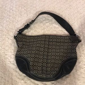 Coach Black and Brown Satchel